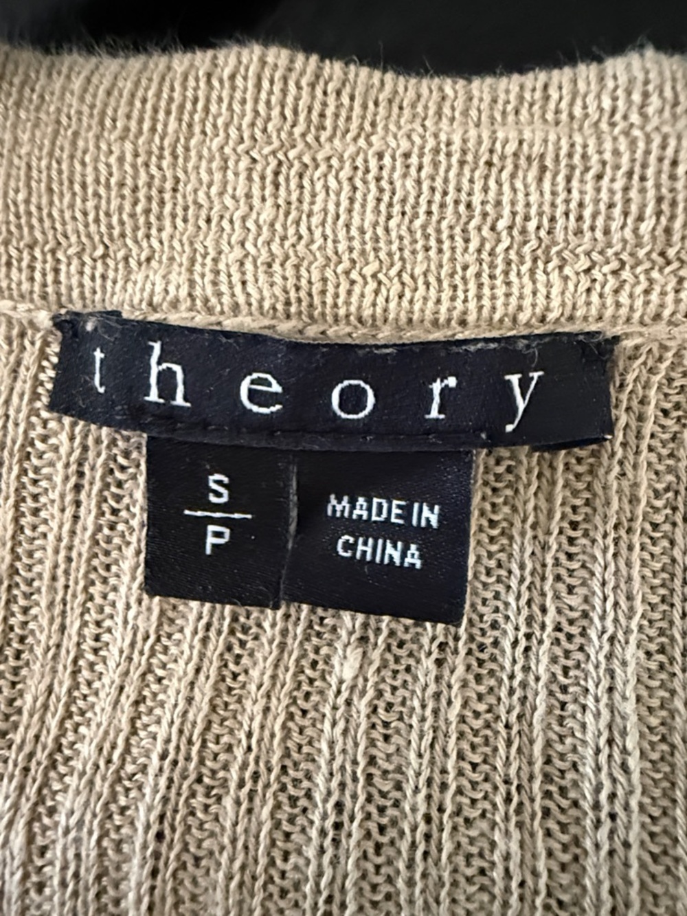 Linen Blend Ribbed Cardigan - Picture 5 of 11